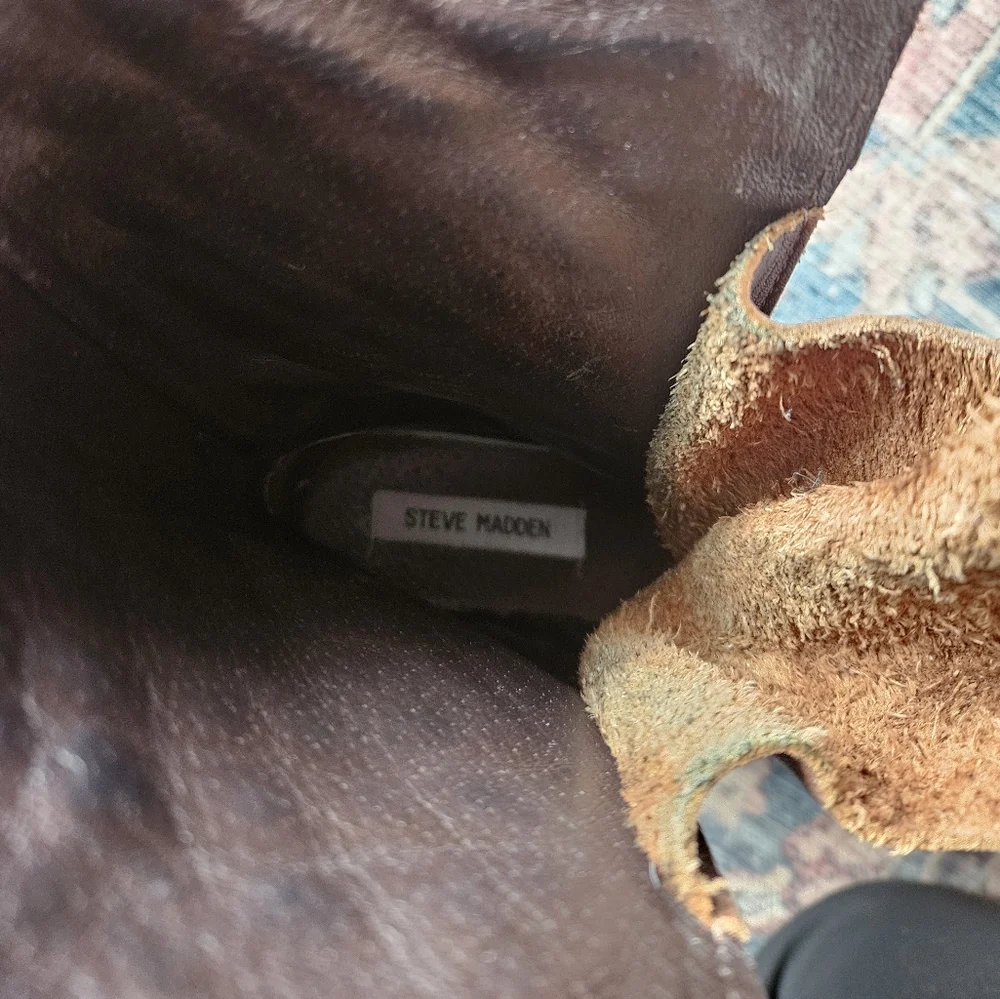 Brown Leather Buckle Boots - Picture 11 of 14